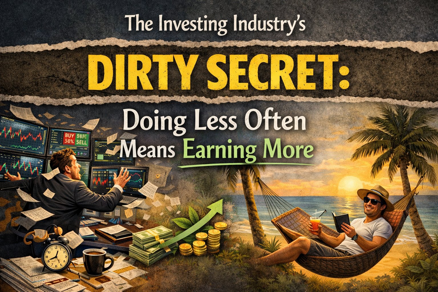 The Investing Industry's Dirty Secret: Doing Less Often Means Earning More